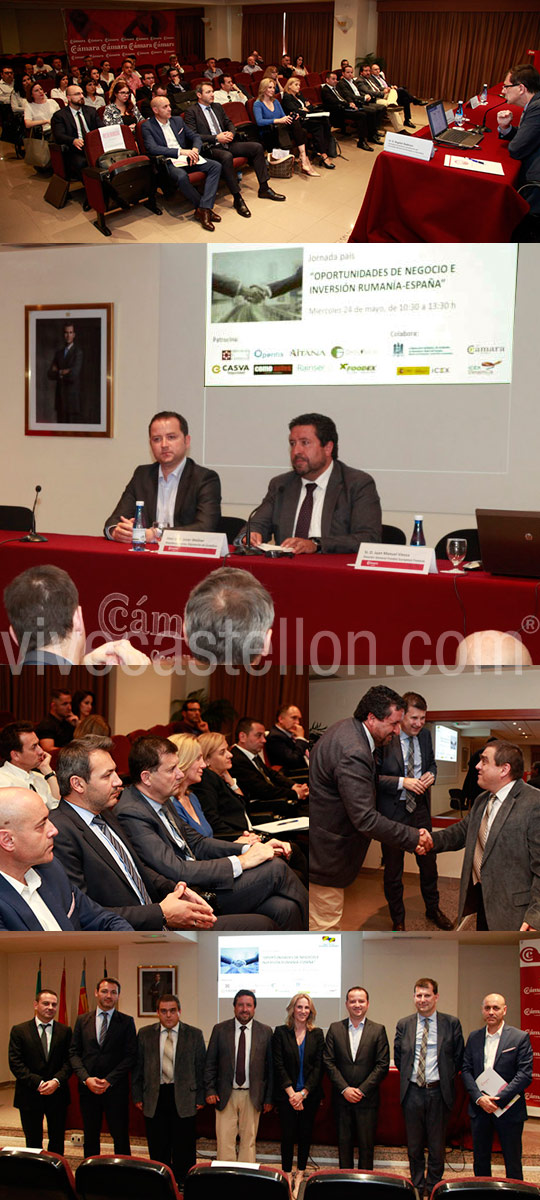 Clausura de la jornada Oportunidades de Negocio e inversión Rumanía-España #Castellónexporta