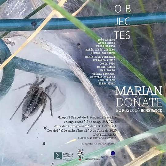 Exposición colectiva de acuarela dedicada a Marian Doñate