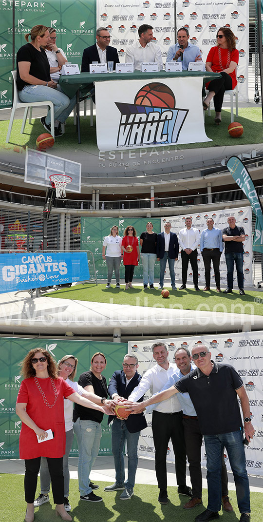 Presentación del “II Campus Gigantes Basket Lover Vila-real” y “I Torneo 3x3 Gigantes Krave.  Verano 2023”