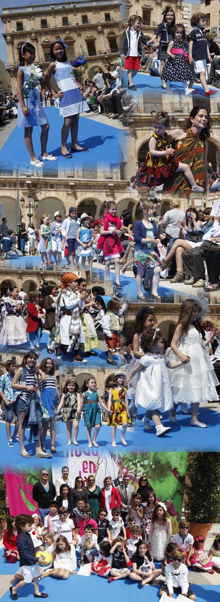 Castellón, desfile infantil de Moda en la Calle 