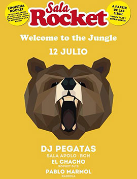 En la discoteca El Pirata Welcome to the jungle