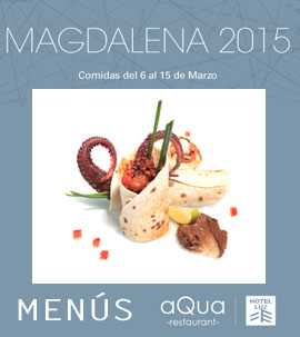 El restaurante Aqua del Hotel Luz presenta su menú especial Magdalena