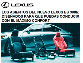 Los asientos del nuevo Lexus ES 300h: Diseñados para que puedas conducir con el máximo confort