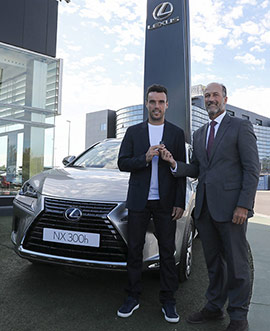 Roberto Bautista Agut, nuevo embajador de Lexus en Castellón