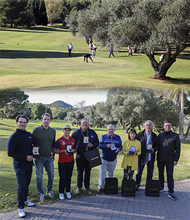 Éxito y sorpresas en el I Torneo de Golf Carlos Guinot Joyería