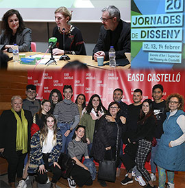 Inauguración de las 20 Jornades de Disseny en la EASD de Castelló