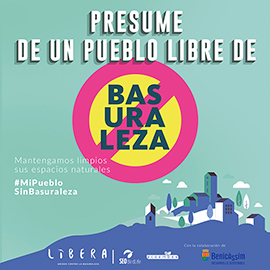 Benicàssim se suma a la campaña del Proyecto LIBERA #MiPuebloSinBasuraleza