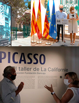 Villa Elisa se abre a Picasso. Exposición dibujos y fotografías
