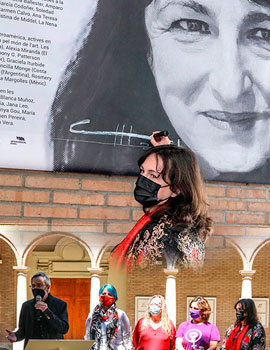 Inauguración de la exposición de Concha Mayordomo en l’Escola d’Art i Superior de Disseny de Castelló