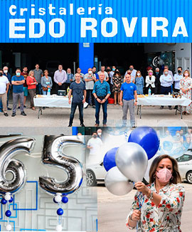 Cristalería Edo Rovira celebra su 65 aniversario