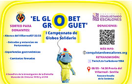 Conquistando Escalones y el Villarreal CF juntos en «El Globet Groguet»  por el reto de los 14.000 €
