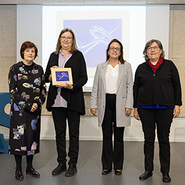 La Fundación Isonomia de la UJI premia a la profesora Esperanza Bosch por su contribución como investigadora en el ámbito de la violencia contra las mujeres