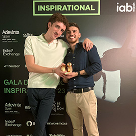 David Ramón Navarro y Nicolás Bestilleiro Lettini,  bronce de Jóvenes Talentos Digitales en el festival de publicidad Inspirational 2023