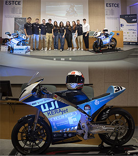 El equipo UJI Electric Racing Team presenta el nuevo prototipo de motocicleta eléctrica para la próxima temporada