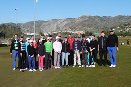 Turistas de golf finlandeses en la provincia de Castellón